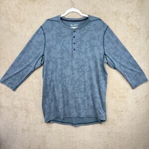 Under Armour Shirt Mens‎ 2XL Threadborne Henley Long Sleeve HeatGear Athletic